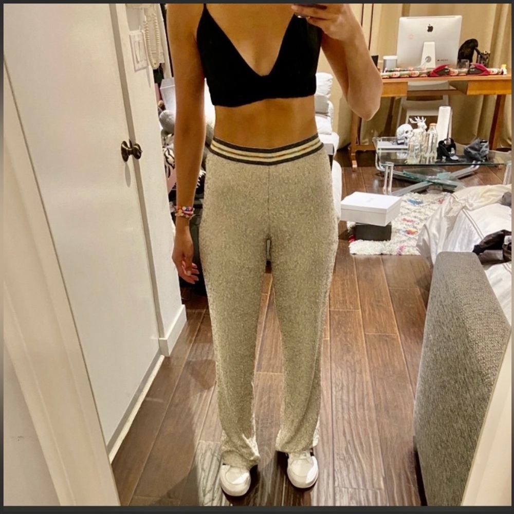 LONG SEQUIN TROUSERS